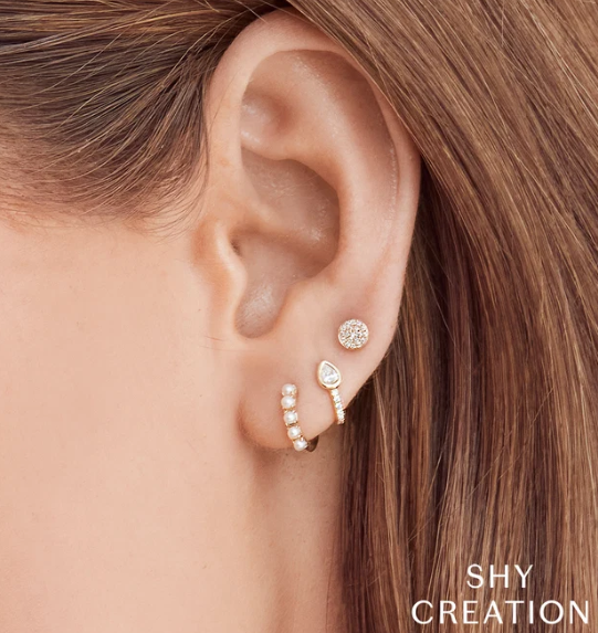 diamond stud earrings