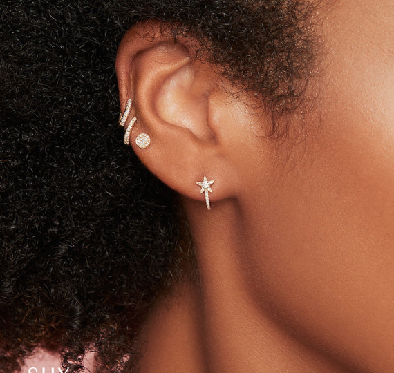diamond stud earrings