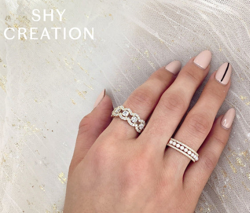 SHY CREATION | JACKIE | 0.14CT DIAMOND & CULTURED PEARL BAND | SC55023648 - Brownee Jewelers
