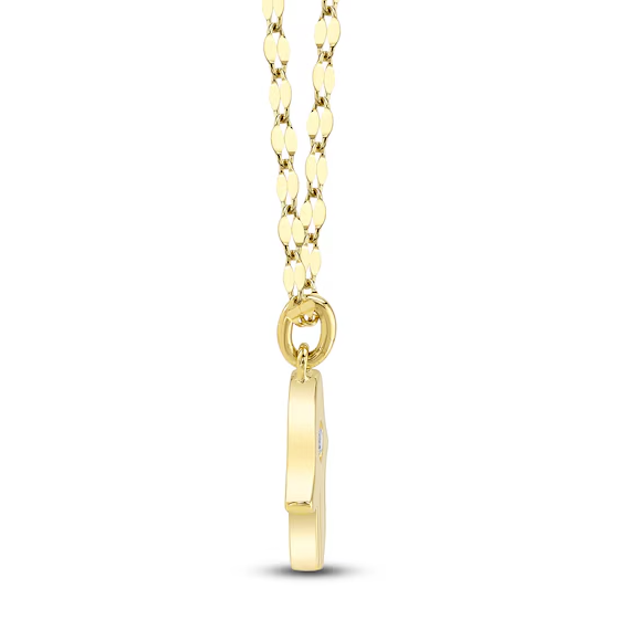 SHY CREATION | .03CT DIAMOND ACCENT HAMSA NECKLACE | 14K YELLOW GOLD | SC55025612 - Brownee Jewelers