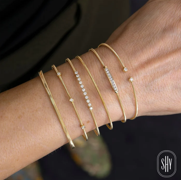 Diamond Bar Bracelet