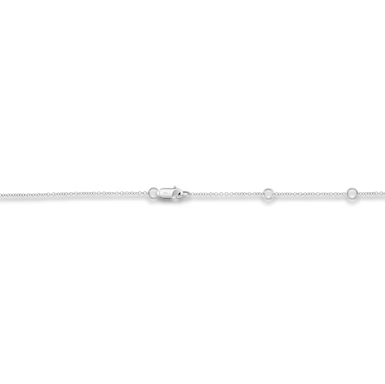 .28 TOTAL CARAT WEIGHT DIAMOND BY THE YARD NECKLACE IN 14K WHITE GOLD