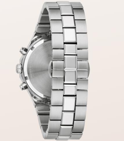 Bulova Prestige Chronograph Grey Dial Stainless Steel