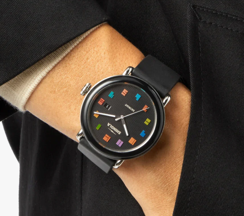 The limited release, Shinola Detrola Multicolor Wrist Watch 
