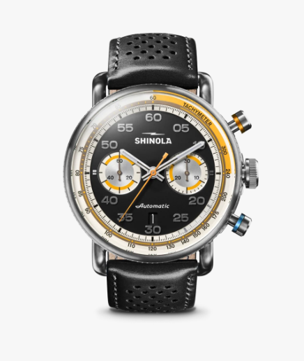 SHINOLA SPEEDWAY YELLOW & BLACK