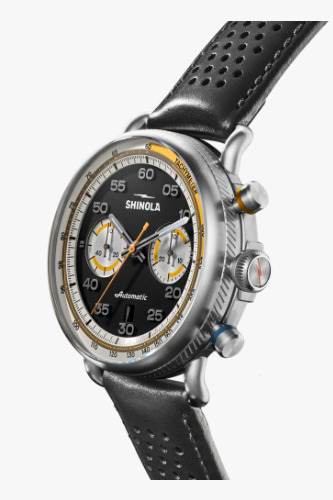 SHINOLA SPEEDWAY YELLOW & BLACK