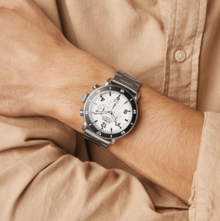 SHINOLA WHITE HURRICANE LIMITED EDITION 