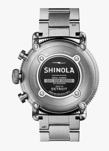 SHINOLA WHITE HURRICANE LIMITED EDITION 