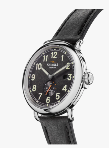SHINOLA RUNWELL BLACK LEATHER