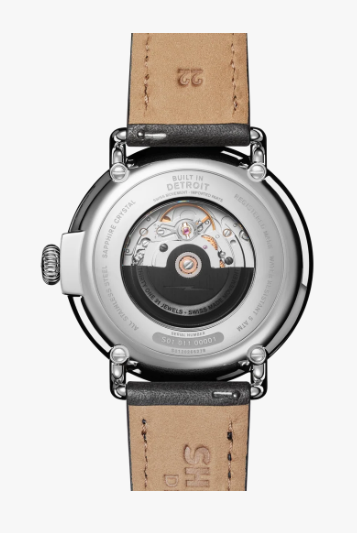 SHINOLA RUNWELL BLACK LEATHER
