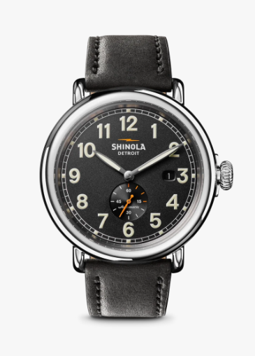 SHINOLA RUNWELL BLACK LEATHER