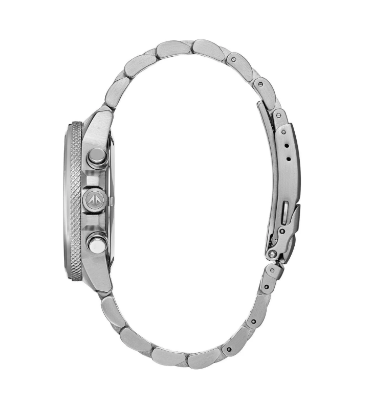 CITIZEN THIN RED LINE | MEN'S ECO-DRIVE WATCH | STAINLESS STEEL | BLACK DIAL | CA0299-57E - Brownee Jewelers