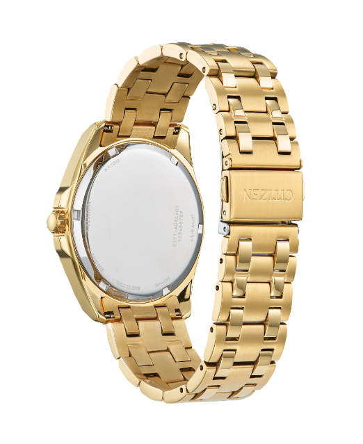 CITIZEN PEYTEN | MEN'S ECO-DRIVE WATCH | GOLD-TONE STAINLESS STEEL | BLUE DIAL | BM7532-54L - Brownee Jewelers