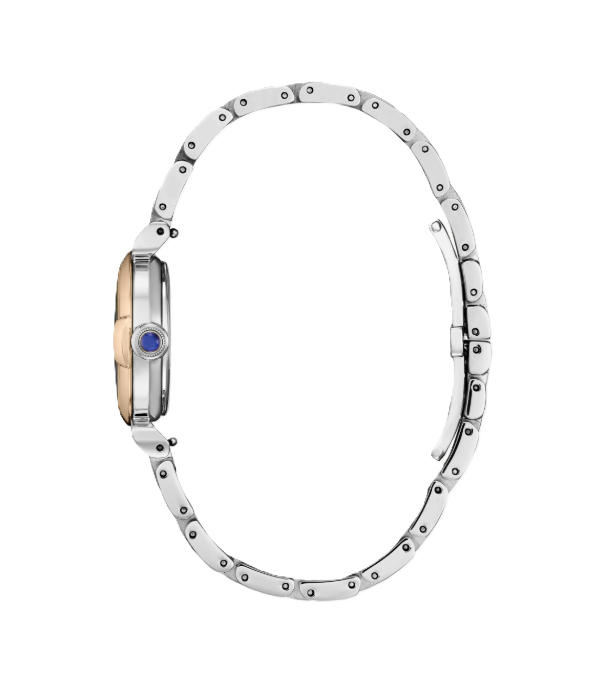 CITIZEN L MAE | LADIES ECO-DRIVE WATCH | TWO-TONE STAINLESS STEEL | MOTHER OF PEARL DIAL | EM1136-87D - Brownee Jewelers