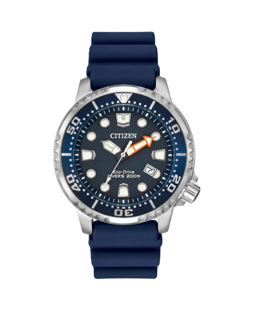 CITIZEN PROMASTER DIVE | MEN'S ECO-DRIVE WATCH | POLYURETHANE | BLUE DIAL | BN0151-09L - Brownee Jewelers