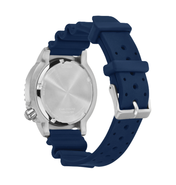 CITIZEN PROMASTER DIVE | MEN'S ECO-DRIVE WATCH | POLYURETHANE | BLUE DIAL | BN0151-09L - Brownee Jewelers
