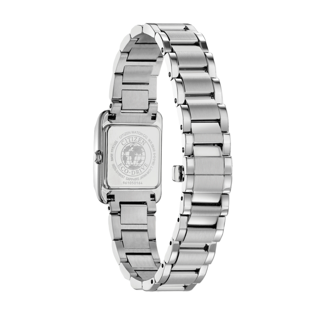 CITIZEN L BIANCA | LADIES ECO-DRIVE WATCH | STAINLESS STEEL | BLUE MOTHER OF PEARL DIAL | EW5551-56N - Brownee Jewelers