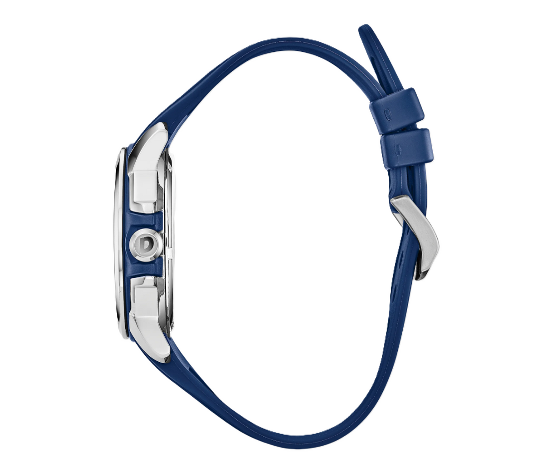 CITIZEN SPORT CASUAL | MEN'S ECO-DRIVE WATCH | BLUE POLYURETHANE | BLUE DIAL | AW1158-05L - Brownee Jewelers