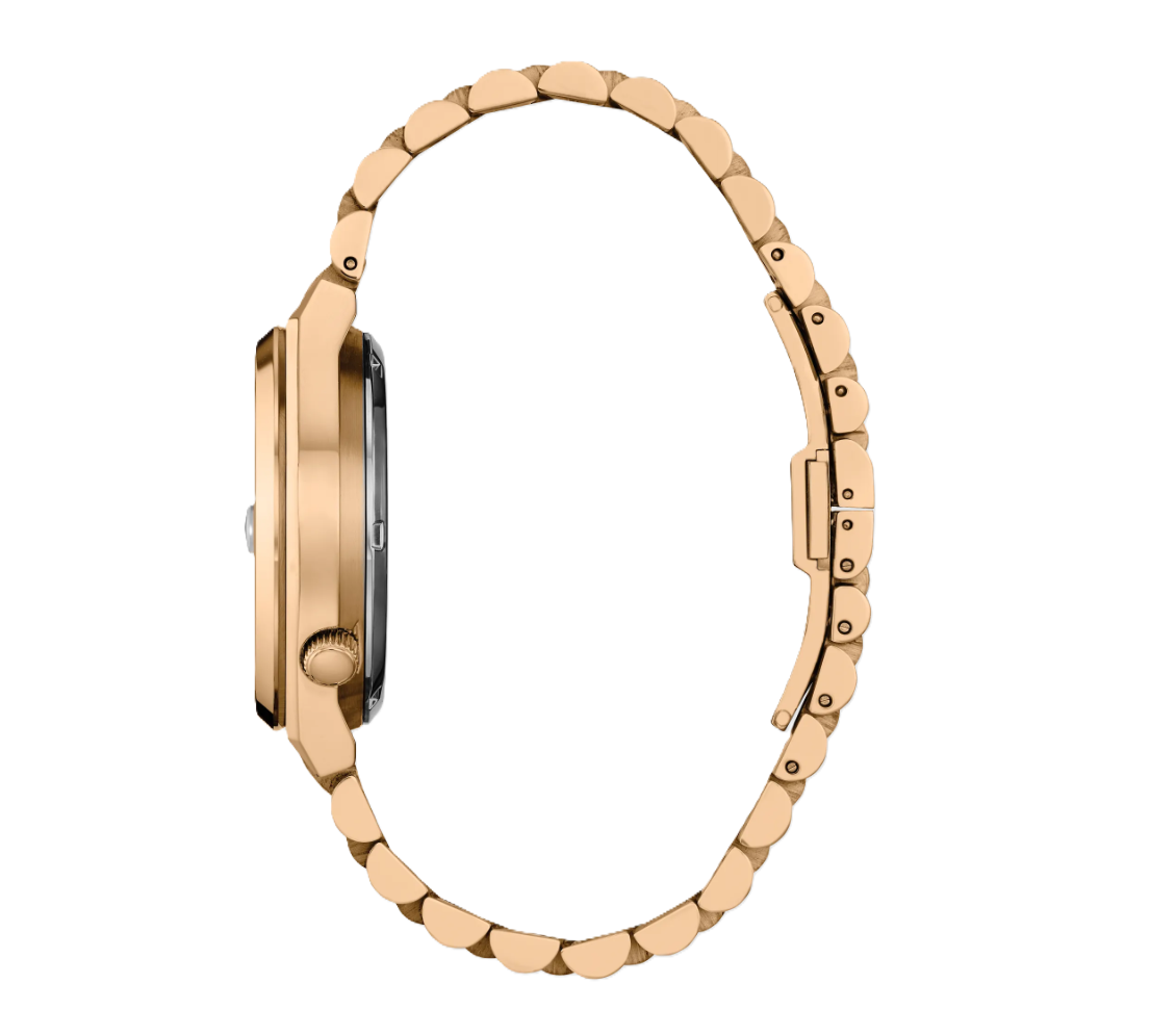 CITIZEN TSUYOSA 60 | MEN'S AUTOMATIC WATCH | GOLD-TONE STAINLESS STEEL | BLUE DIAL | NK0023-57L - Brownee Jewelers