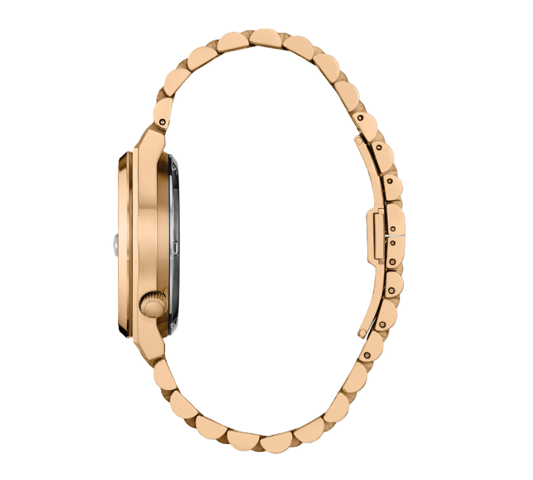 CITIZEN TSUYOSA 60 | MEN'S AUTOMATIC WATCH | GOLD-TONE STAINLESS STEEL | BLUE DIAL | NK0023-57L - Brownee Jewelers