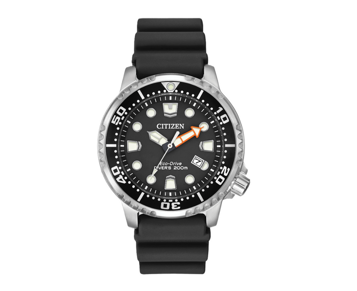 CITIZEN PROMASTER DIVE | MEN'S ECO-DRIVE WATCH | BLACK POLYURETHANE | BLACK DIAL | BN0150-28E - Brownee Jewelers
