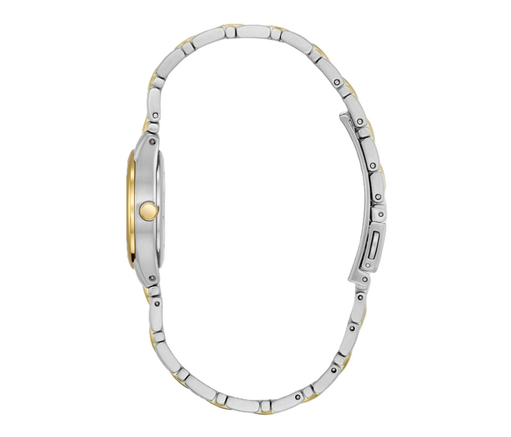 Citizen Corso | Eco-Drive Women’s Watch | Two-Tone Stainless Steel | White Textured Dial | Two-Tone Bracelet | EW1264-50A - Brownee Jewelers