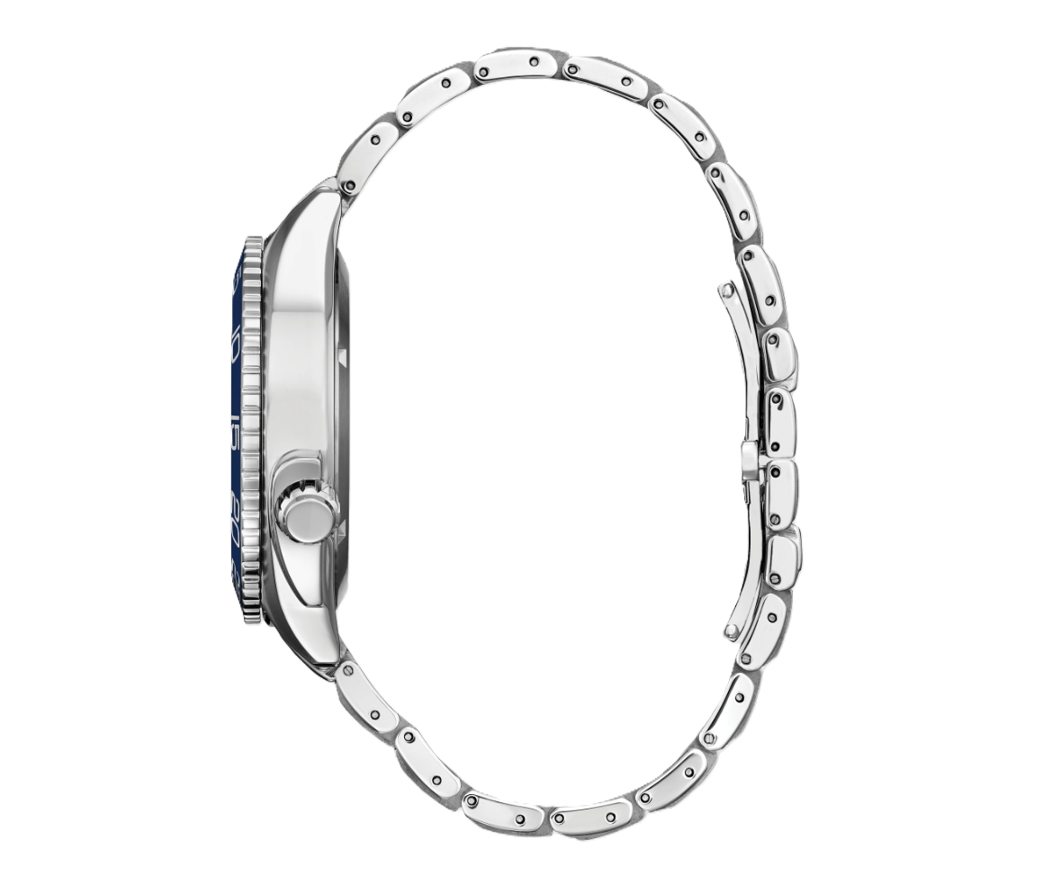 CITIZEN CARSON | MEN'S ECO-DRIVE WATCH | STAINLESS STEEL | BLUE DIAL | AW1770-53L - Brownee Jewelers