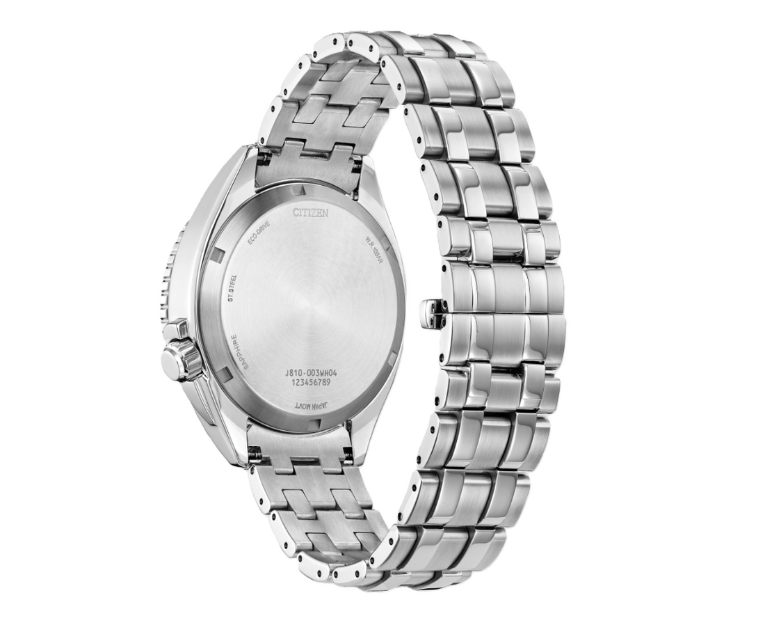 CITIZEN CARSON | MEN'S ECO-DRIVE WATCH | STAINLESS STEEL | BLUE DIAL | AW1770-53L - Brownee Jewelers