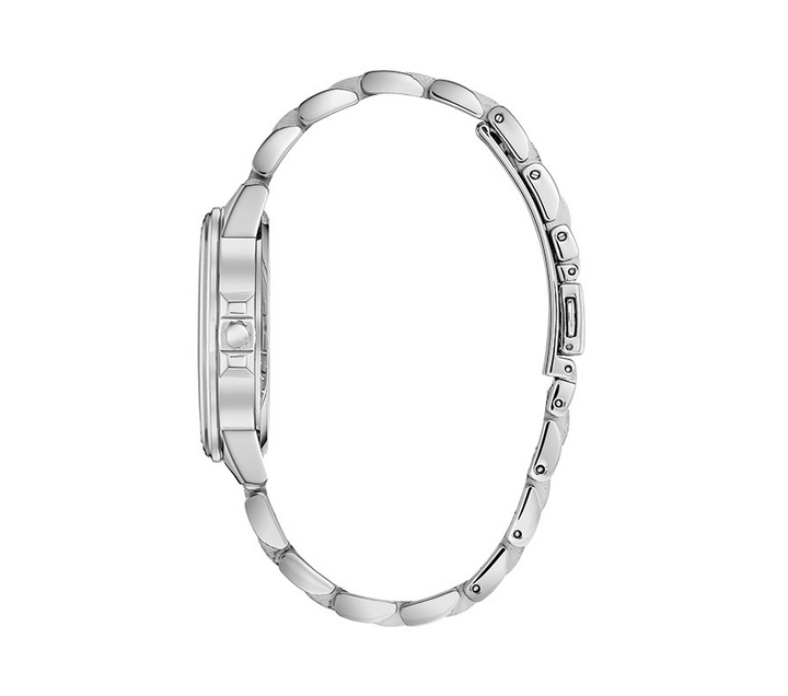 CITIZEN THIN BLUE LINE | LADIES ECO-DRIVE WATCH | STAINLESS STEEL | BLACK DIAL | FD2041-54E - Brownee Jewelers