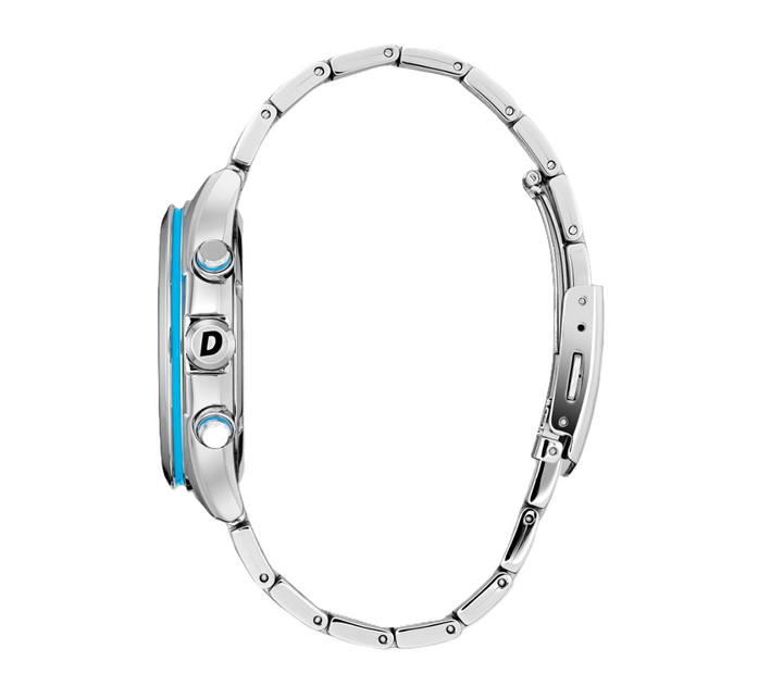 CITIZEN SPORT CASUAL | MEN'S ECO-DRIVE WATCH | STAINLESS STEEL | BLUE DIAL | CA0430-54M - Brownee Jewelers