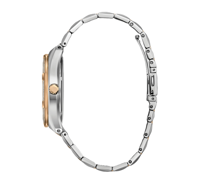 CITIZEN CORSO DIAMOND | MEN'S ECO-DRIVE WATCH | TWO-TONE STAINLESS STEEL | GRAY DIAL | BM7646-55H - Brownee Jewelers
