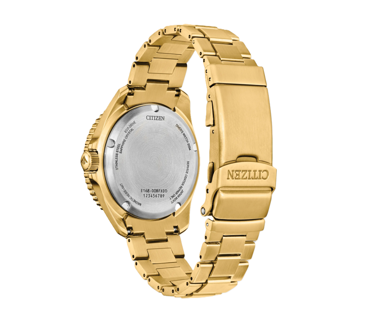 CITIZEN PROMASTER DIVE | MEN'S ECO-DRIVE WATCH | GOLD-TONE STAINLESS STEEL | GREEN DIAL | BN0262-59W - Brownee Jewelers