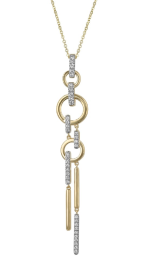 0.35 ctw Diamond Pavé Circle Dangle Pendant