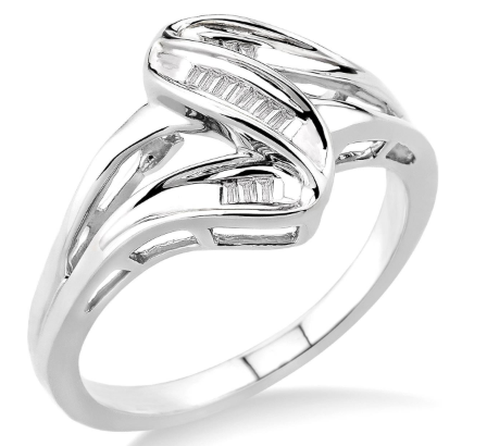 sterling silver fashion ring 