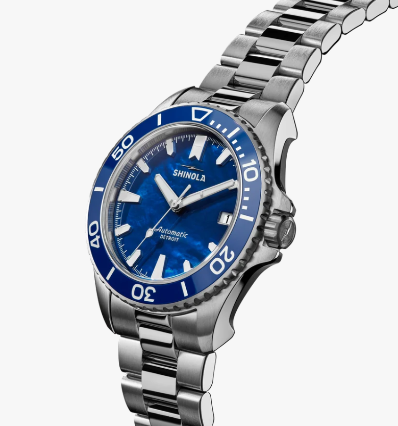 Shinola Automatic Blue Monster Watch