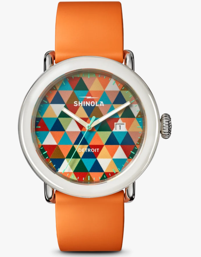 Shinola Detrola Orange Band