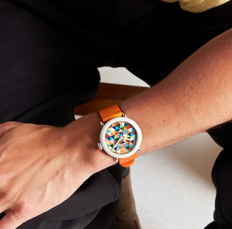 Shinola Detrola Orange Band