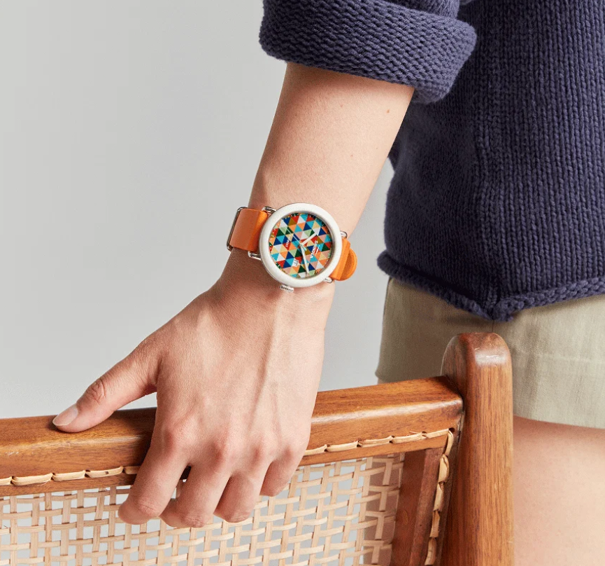 Shinola Detrola Orange Band
