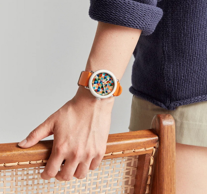 Shinola Detrola Orange Band