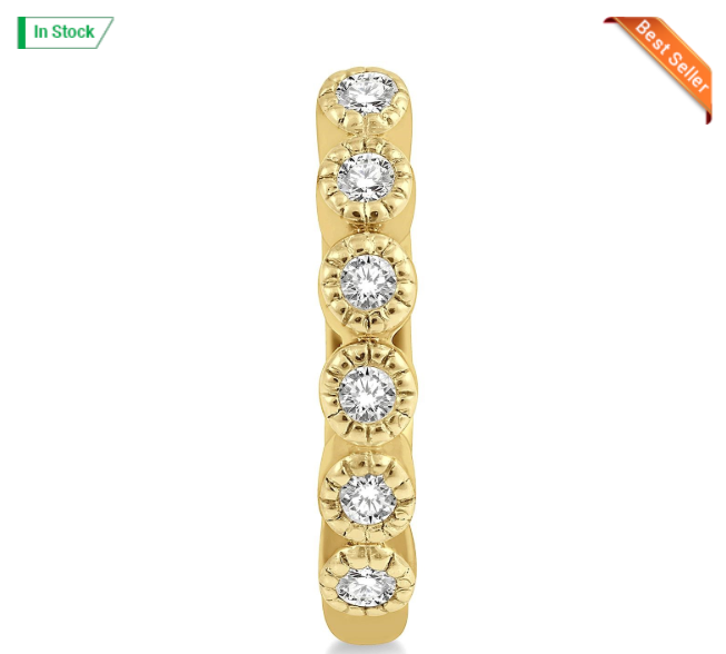 10 kt yellow gold diamond earrings