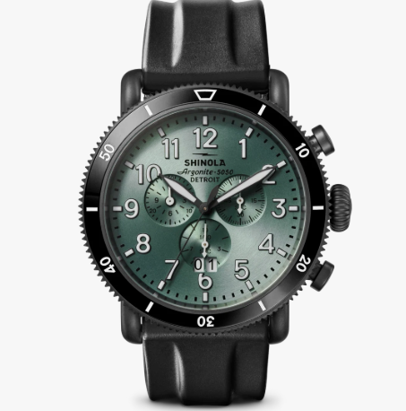 SHINOLA RUNWELL SPORT CYPRESS GREEN DIAL |  S0120494121