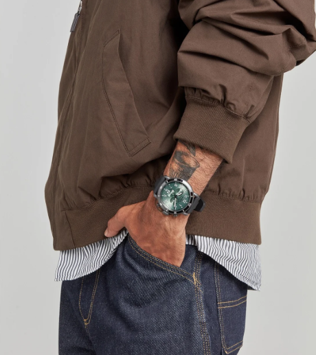 SHINOLA RUNWELL SPORT CYPRESS GREEN DIAL |  S0120494121