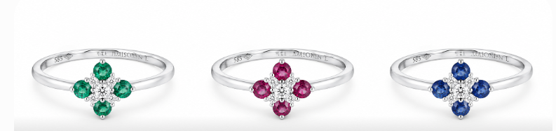 14KT WHITE GOLD DIAMOND AND SAPPHIRE FASHION RING 
