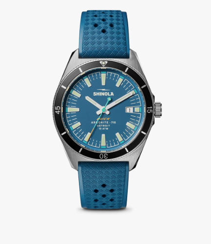 SHINOLA DUCK IN BLUE RUBBER 
