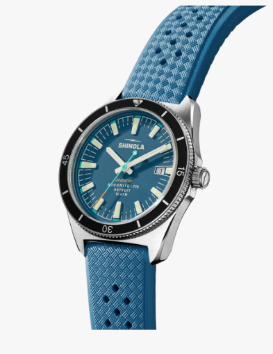 SHINOLA DUCK IN BLUE RUBBER 