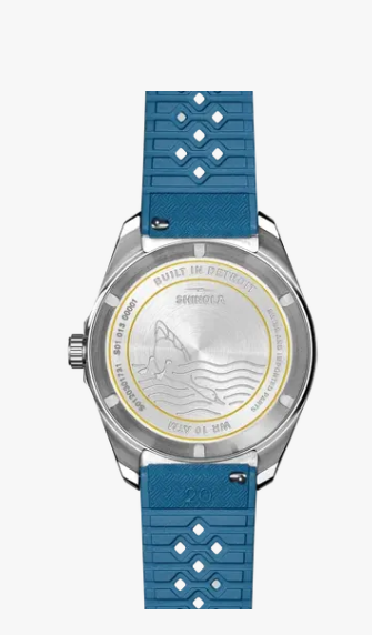 SHINOLA DUCK IN BLUE RUBBER 