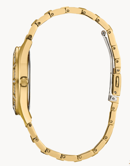 Make a brilliant style statement in the latest women’s dress watch from the Crystal collection.