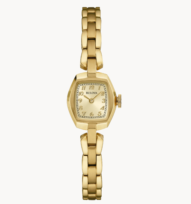 Bulova Classic | Gold-Tone Stainless Steel | Champagne Dial | Gold-Tone Bracelet | 97L155 - Brownee Jewelers