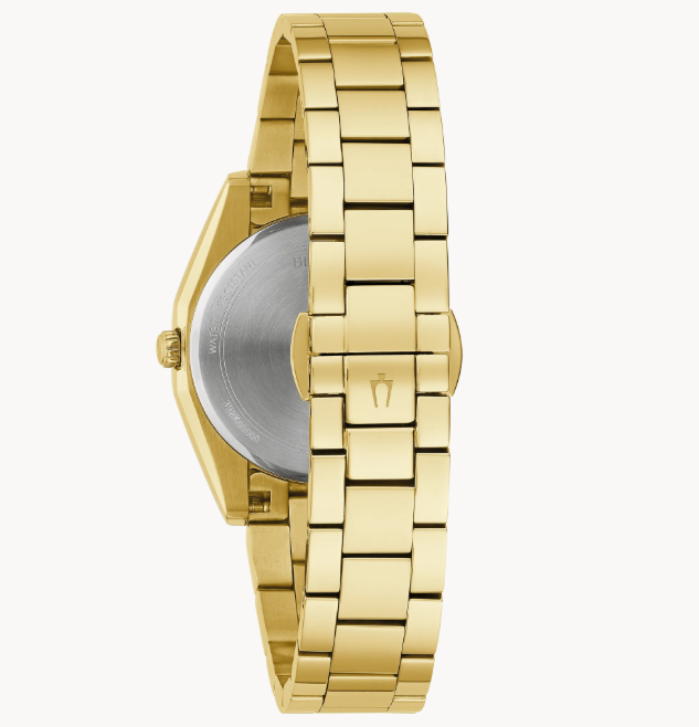 The Bulova ladies’ Surveyor watch is a classic timepiece that will never go out of style.