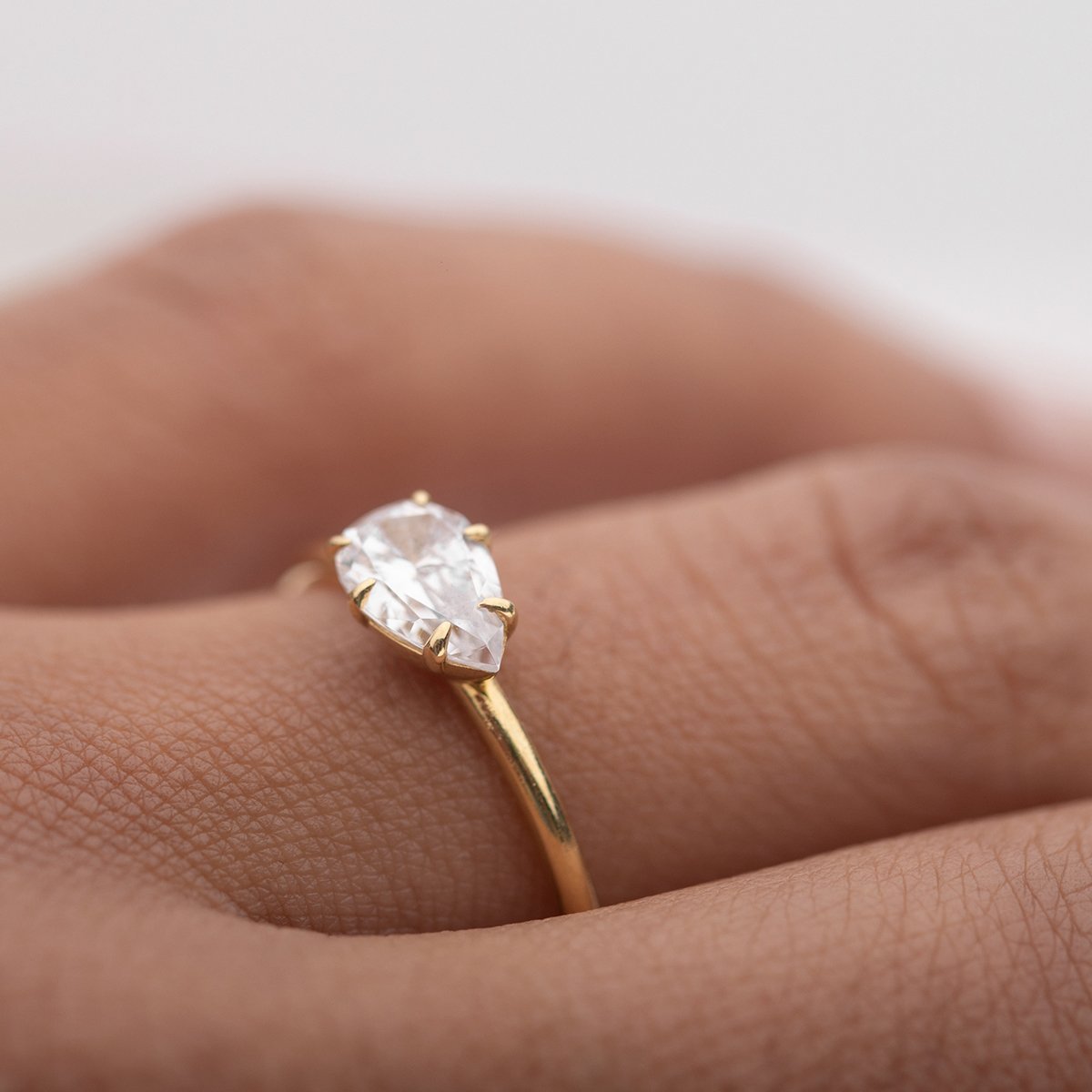 East-West Engagement Ring
